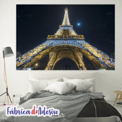 Adesivo Painel de Parede The Eiffel Tower At Nigh