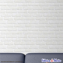 Papel de parede adesivo lavável - Tijolinho 27
