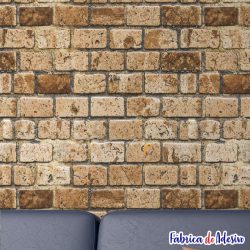 Papel de parede adesivo lavável - Tijolinho 03