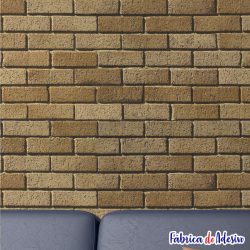 Papel de parede adesivo lavável - Tijolinho 02