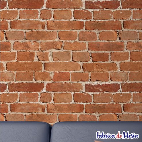 Papel de parede adesivo lavável - Tijolinho 31