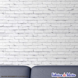 Papel de parede adesivo lavável - Tijolinho 60 (ESCURO)