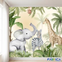 Papel de parede adesivo lavável - Safari 11